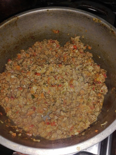 Una foto de Relleno para empanadas de carne