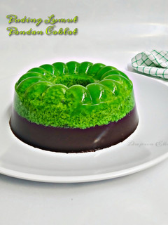 Foto resep Puding Lumut Pandan Coklat