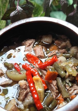 Foto resep Garang asem daging sapi kuah kecap