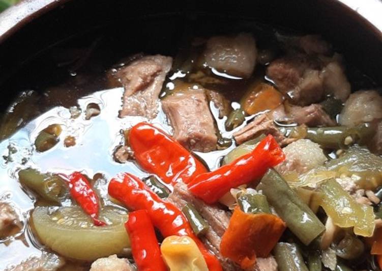 Resep Garang asem daging sapi kuah kecap Super Lezat