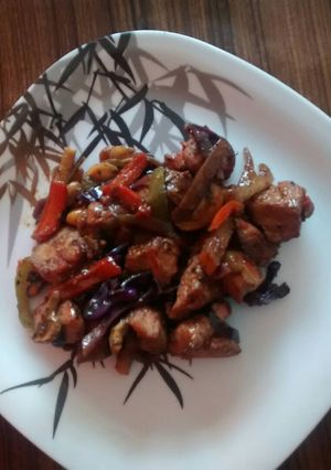 Una foto de Puerco Thai