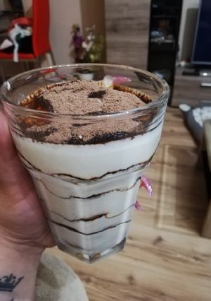 Csokis tejfölös pohár ❤️🍫 recept fotója