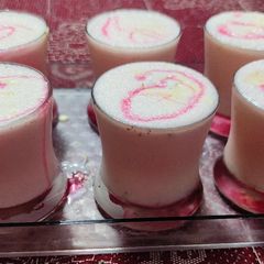A picture of Rose Milk Shake.