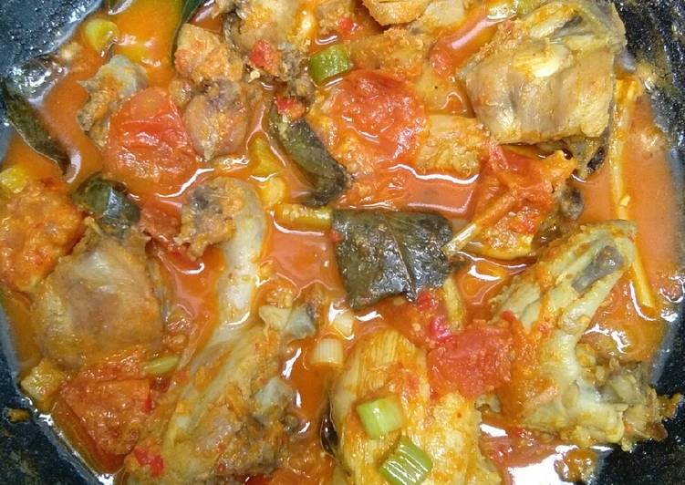 Resep Gulai Ayam Pedas No Santan yang Enak Banget