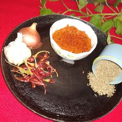 A picture of Dahi ki chutney.