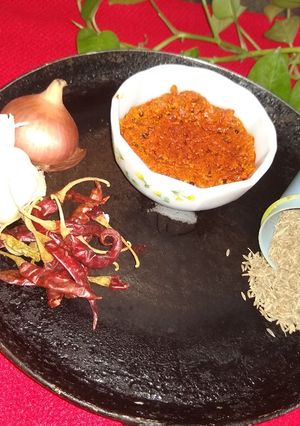 A picture of Dahi ki chutney.