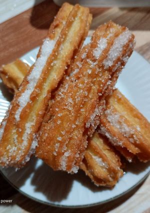 Una foto de Churros caseros