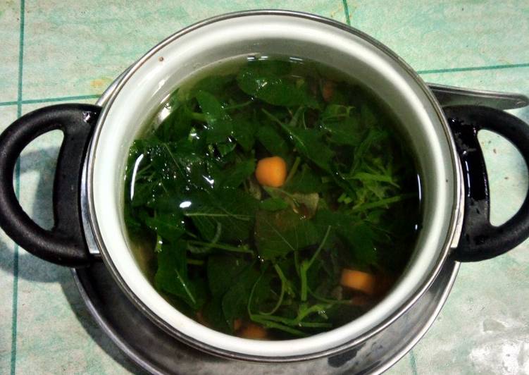 Bumbu mengolah 4. Sayur bayam kemangi mudah ala anak kos, Bisa Manjain Lidah