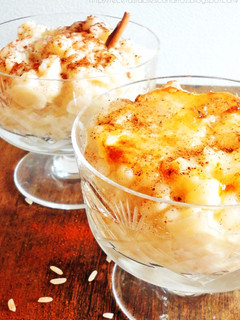 Una foto de Arroz con leche vegetal / Sin lactosa - Arroz con leche vegano