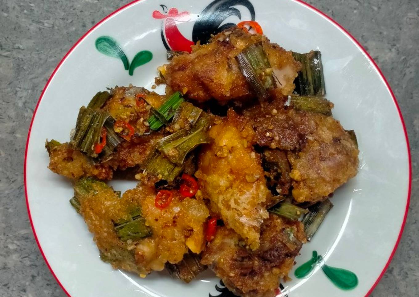 Ayam goreng pandan