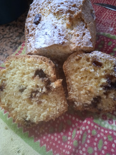 Una foto de Budín DE CHISPAS DE CHOCOLATE, CON PERFUME DE LIMÓN 🍋🍋🍋 🎊😃🍋🍋🍋🎊😃🍋🍋🍋🎊😃