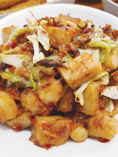 XO醬炒蘿蔔糕 的食譜成品照片