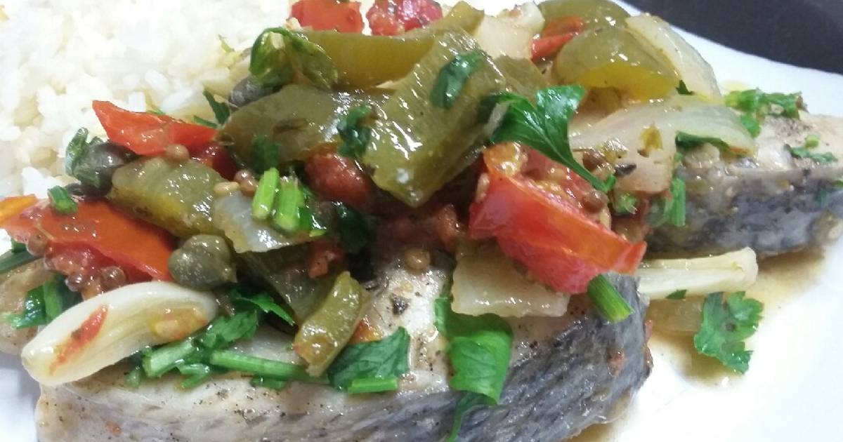 Posta de tilapia refogada Receita por Maria Emilia Almeida Cookpad