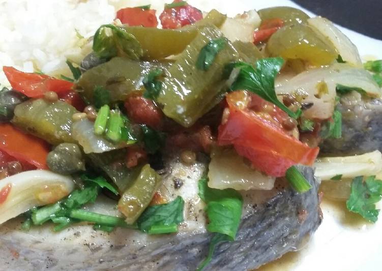 Posta de tilapia refogada - Tudogosreceitas