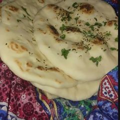 Naan(garlic) without oven &tandoor A picture of Naan(garlic) without oven &tandoor.