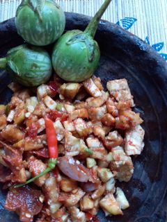 Foto resep Sambel terong bulet