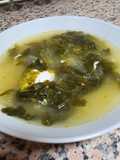 Sopa de Lechuga Batavia con bacon