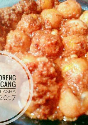 Foto resep Telur Puyuh Saus Kacang