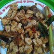 Tahu ati kentang masak kecap