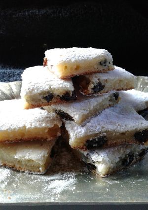 Una foto de Cuadrados de ricota apto celíacos y dietas sin harina de trigo