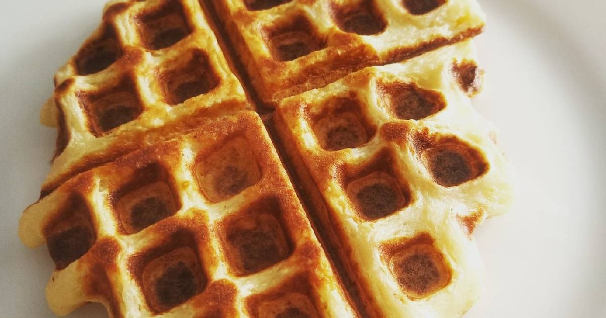 Waffle de yuca con queso Receta de Cucayo Y Sabor Cookpad