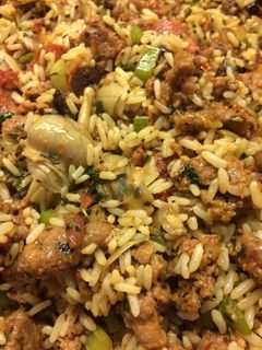 A picture of Italian Dirty Rice.