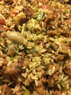 A picture of Italian Dirty Rice.
