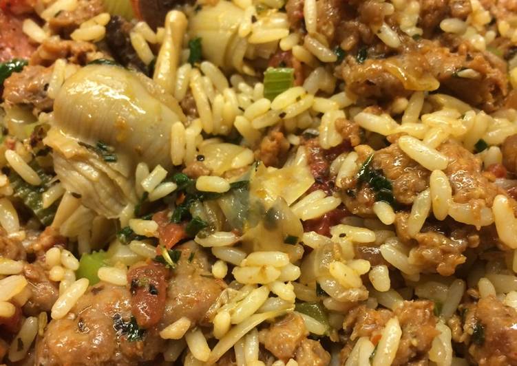 Simple Way to Make Super Quick Homemade Italian Dirty Rice