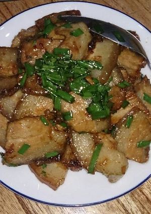 Hình của món Thịt rang xì dầu.