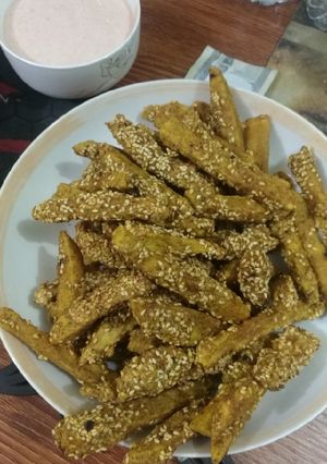 صورة لوصفة بطاطا مقرمشه