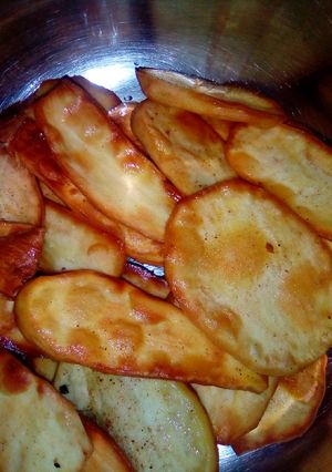 A picture of Fryed sweet potato.
