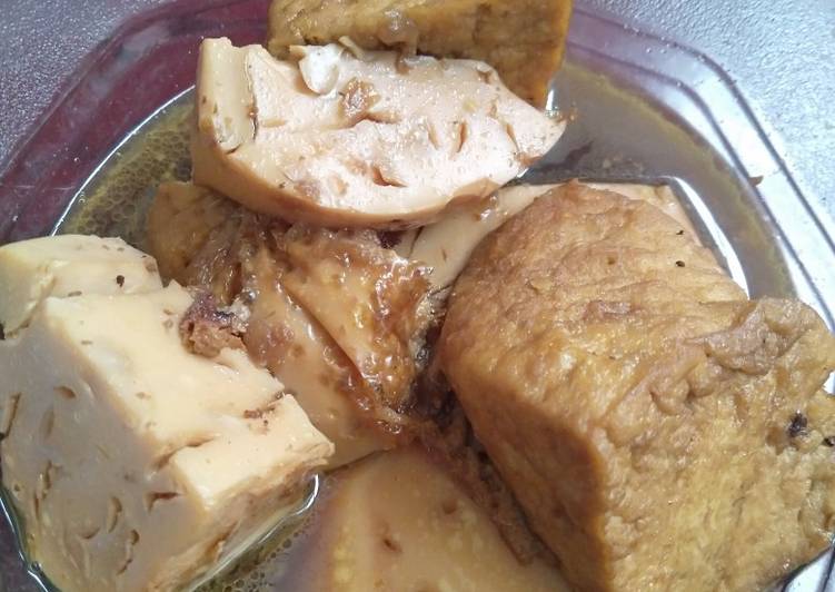 Semur Tahu dan Putih Telur