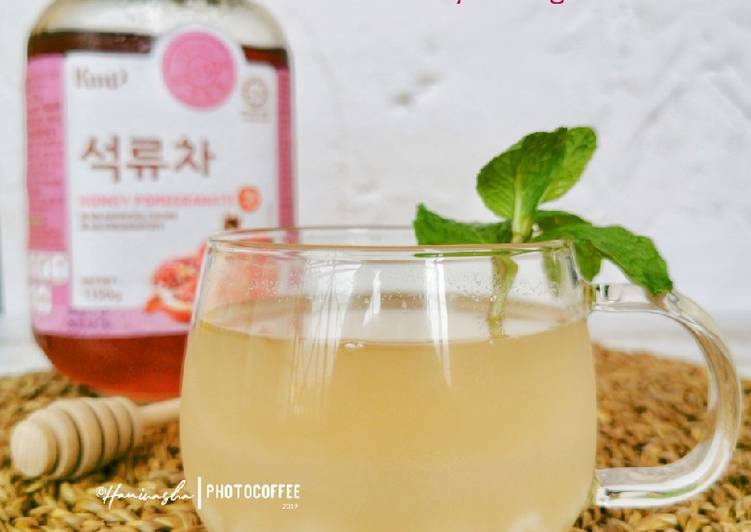 Barley with Honey Pomegranate