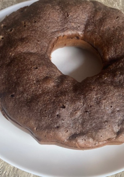 Una foto de Budín keto con harina de almendradas & cacao sin azúcar