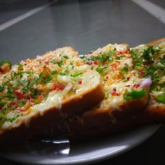 Cheese toast A picture of Cheese toast.