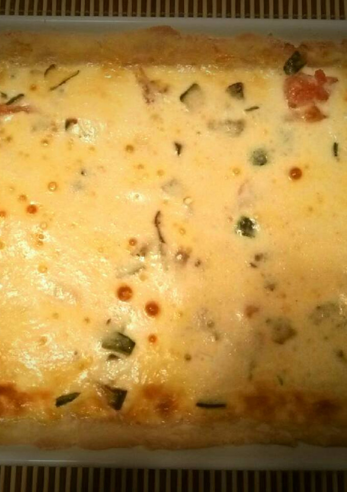 Una foto de Quiché de verduras