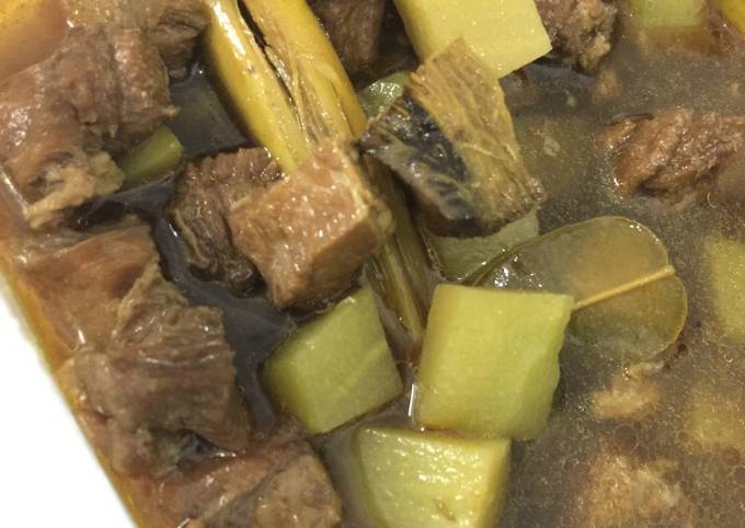 Resep Rawon sapi bumbu instant #BikinRamadhanBerkesan yang Bisa Manjain Lidah