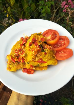 Foto resep Telur Dadar Geprek