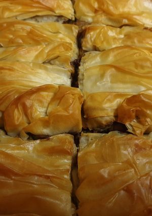 Φωτογραφία της συνταγής Χριστουγεννιάτικη πίτα με κιμά, ξηρούς καρπούς και φρούτα
