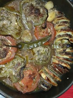 صورة لوصفة كفتة بالخضار 🍆🍅🍠