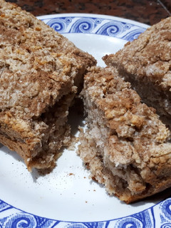 Una foto de Budín de coco y manzana sin harina y sin azúcar!