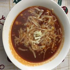 A picture of My pour and dump Chili 🌶.