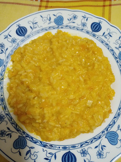 Una foto de Risotto de calabaza