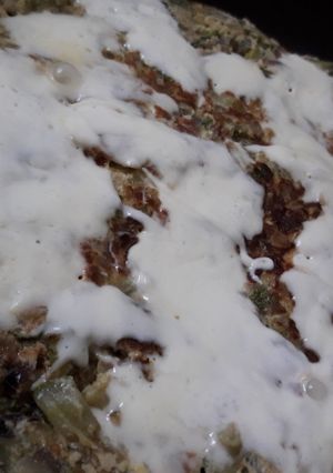 Una foto de Tortilla de Berenjenas y Zucchinis