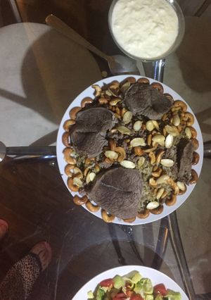 صورة لوصفة فريكة بالارز واللحم