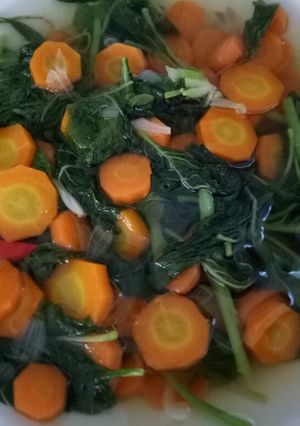 Foto resep Bening bayam dan wortel