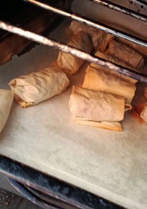Húsos tavaszi tekercseim😊 recept fotója