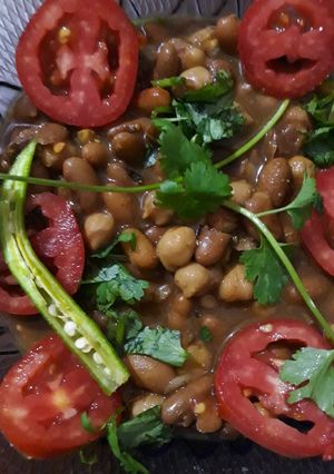 A picture of Pindi Chole.