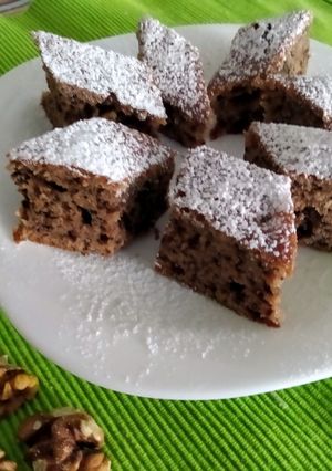Diós-vörösáfonyás bögrés süti recept fotója