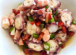 Foto principal de Salpicón de pulpo y langostinos